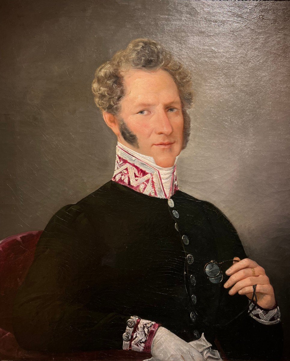 Portrait d'un Fonctionnaire Autrichien (époque Francois Premier, 1815 - 1835)