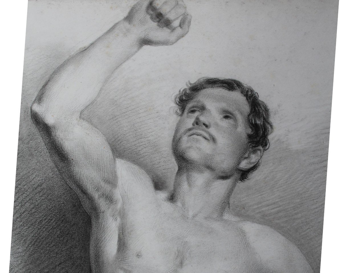 Nu Masculin Académique - Sante Nucci (1821 1896)- Bologna-photo-3