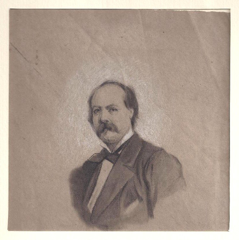 Portrait Presumé de Gustave Flaubert - Alessandro Guardassoni (1819 - 1888)