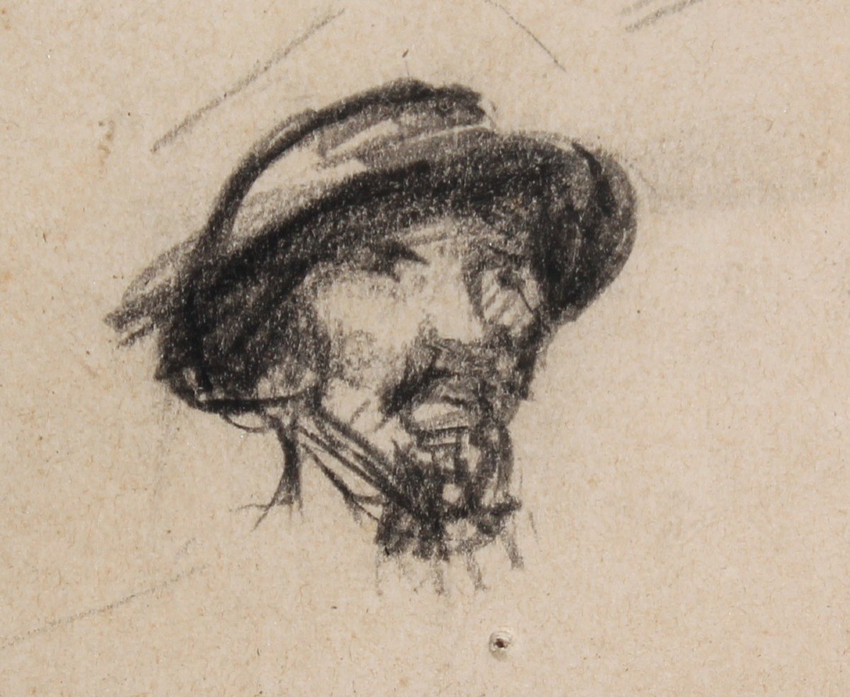 Pietro Fragiacomo (trieste, 1856 - Venice, 1922) Drawings, Sketches-photo-3