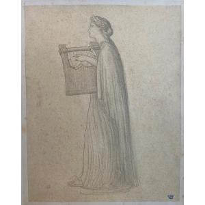 Isidore Pils (1813 - 1875 ) Drawing Cachet