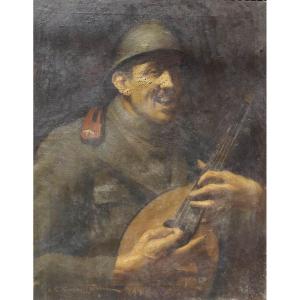 Alcide Davide Campestrini - Soldat -  WWI - SIgné