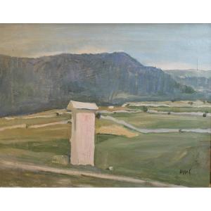 Mario Pozzati - Paysage à Asiago- Toile - 