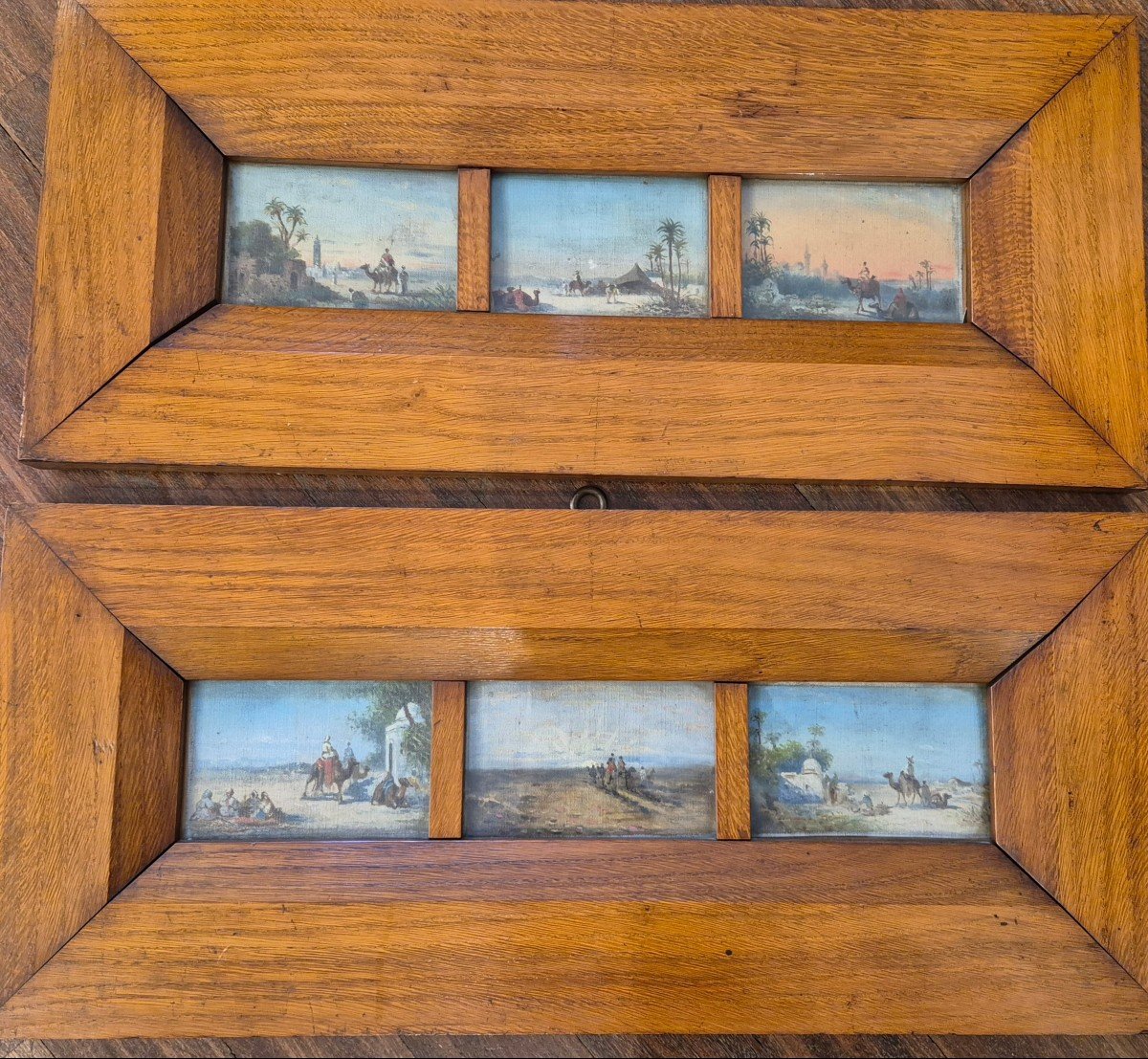 Orientalist School, France Or Italy, Early XX Century, Six Paintings -photo-3