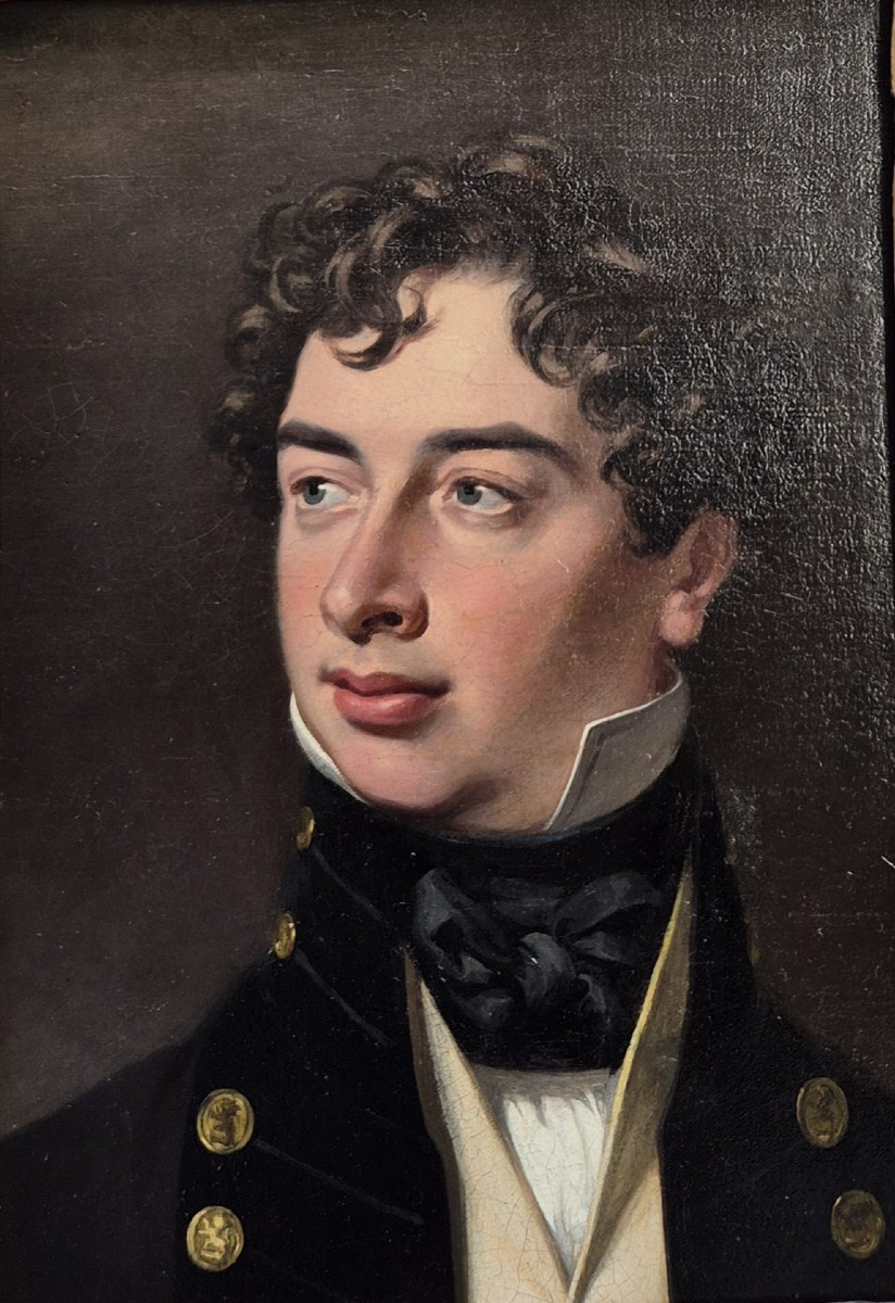 Portrait De Jeune , Tableau , Grande-bretagne XIXème Siècle -photo-2