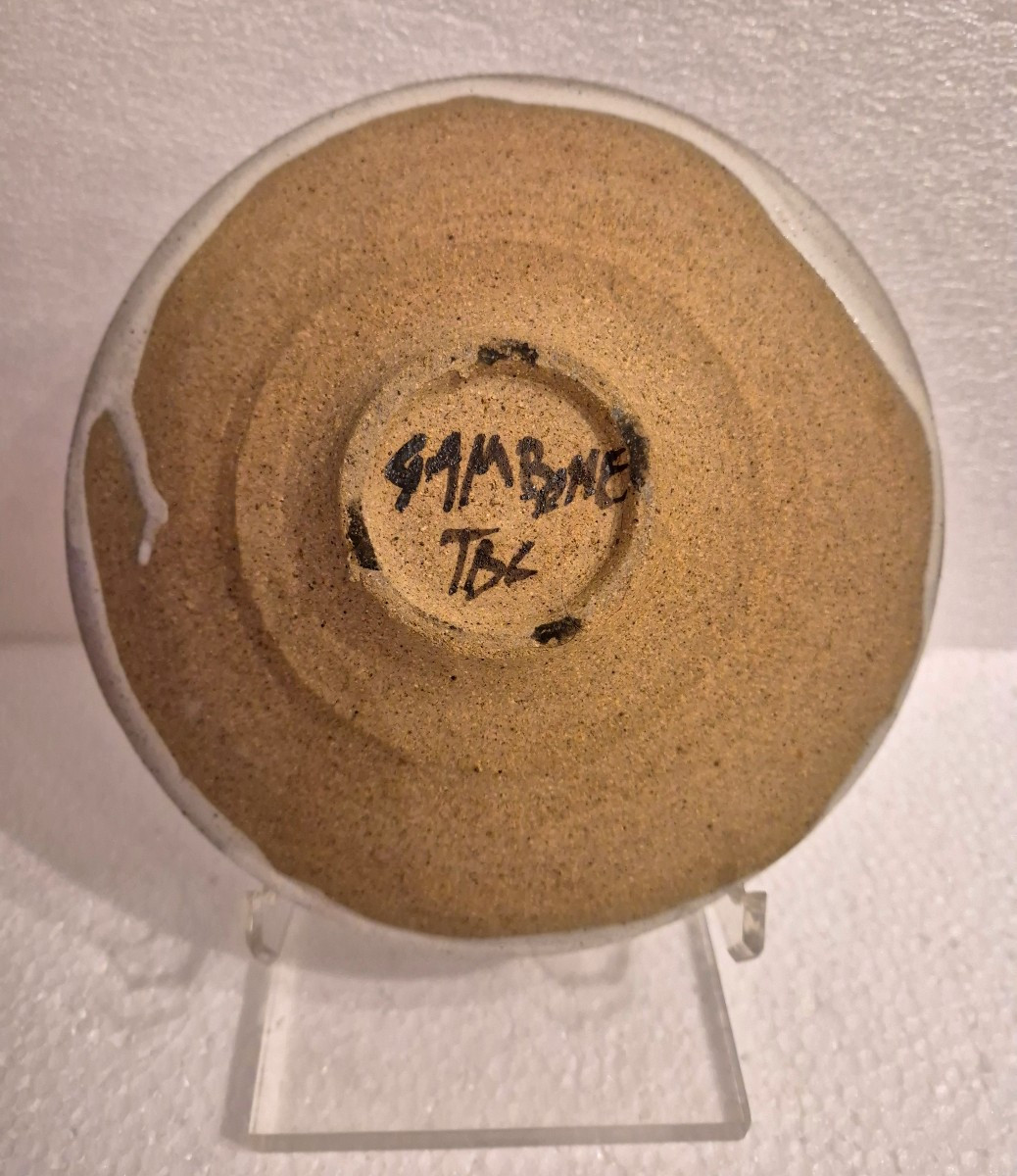 Gres Bowl Bruno Gambone Italy 1970's-photo-2