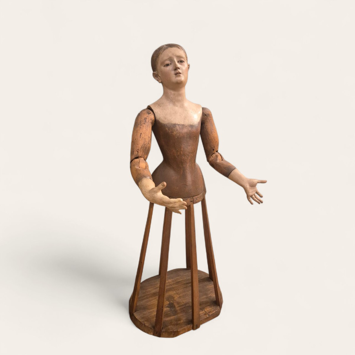 Mannequin As Saint, Sculpture Naples XVIIth Century -photo-2