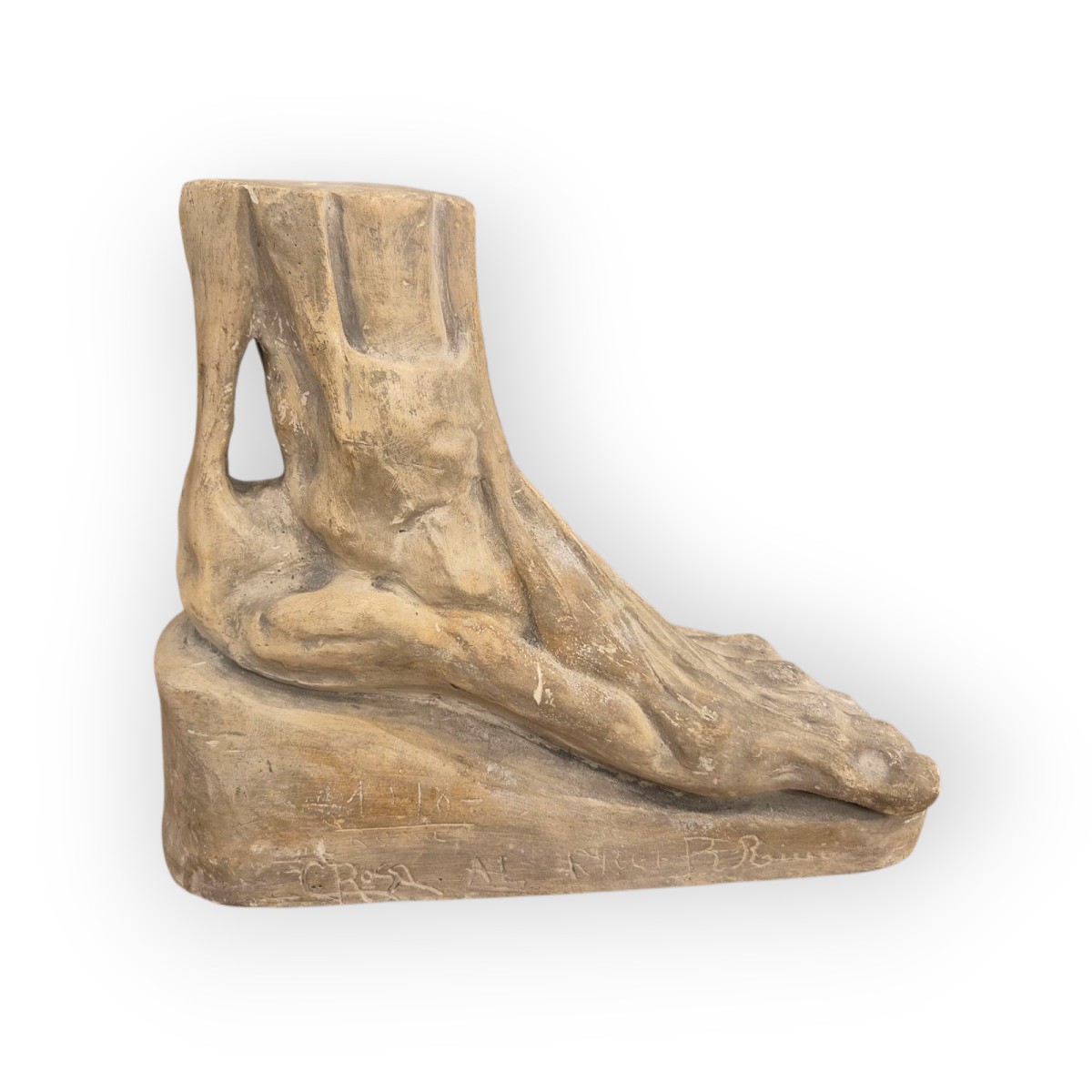 pied anatomique, Sculpture , Italie XIXème Siècle -photo-3