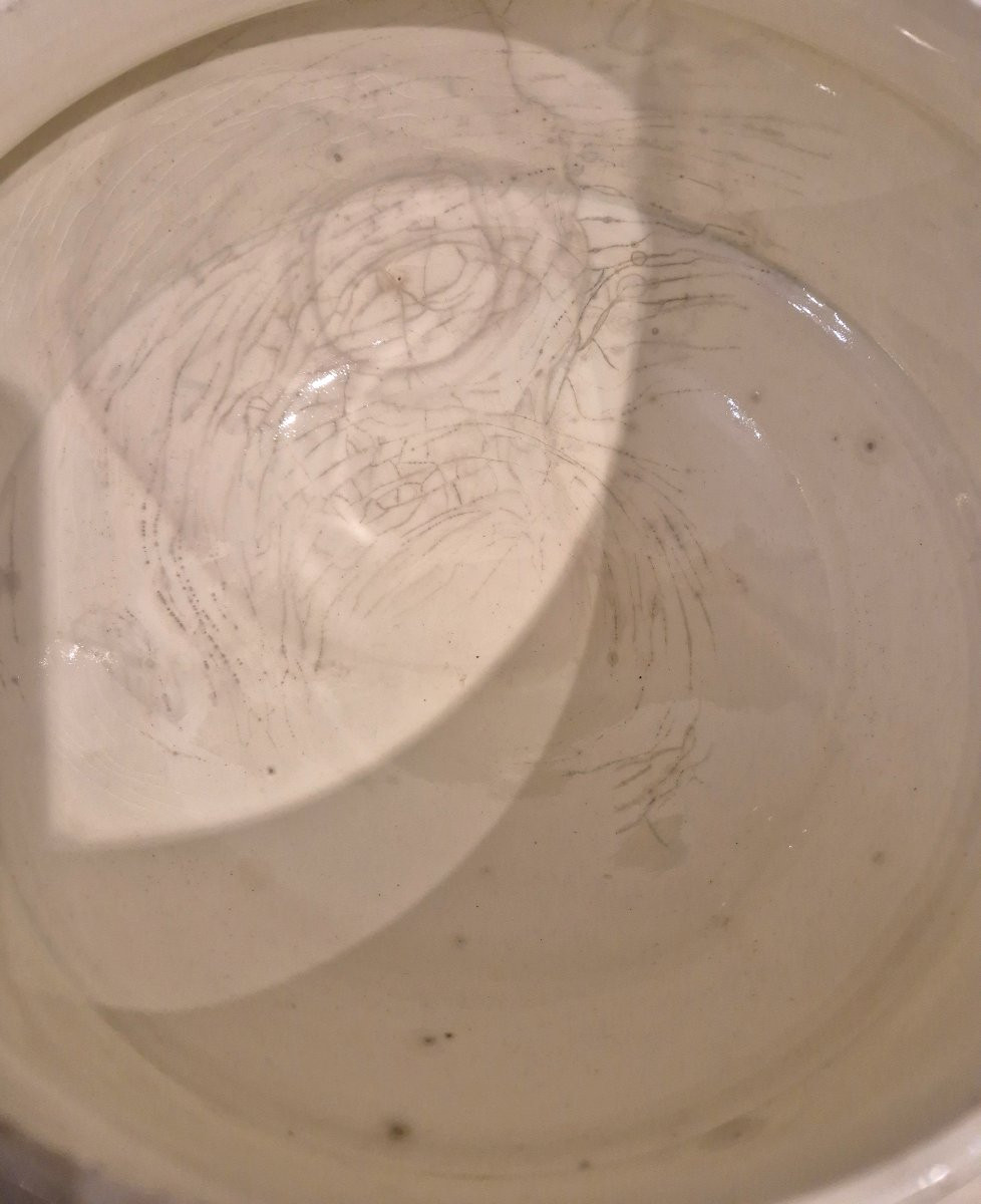 Soupière en faïence de Naples Giustiniani 19ème siècle-photo-4