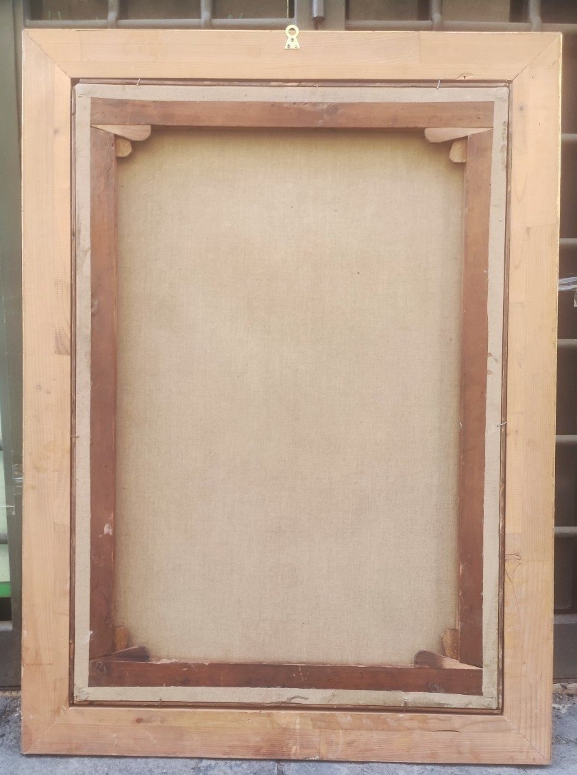 Spring  Walk, Painting  Signed Scardamaglia Naples End Of XIXth Century -photo-4