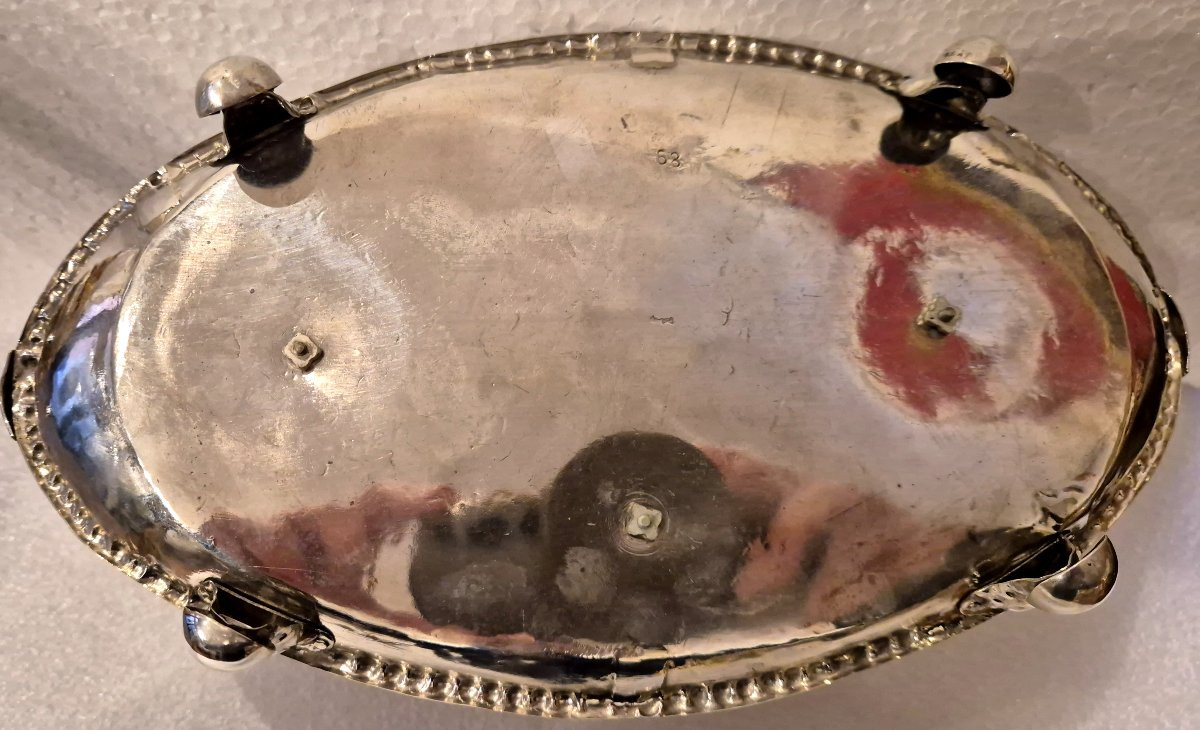 Silver Italian Inkwell Mantua XVIII Century-photo-2