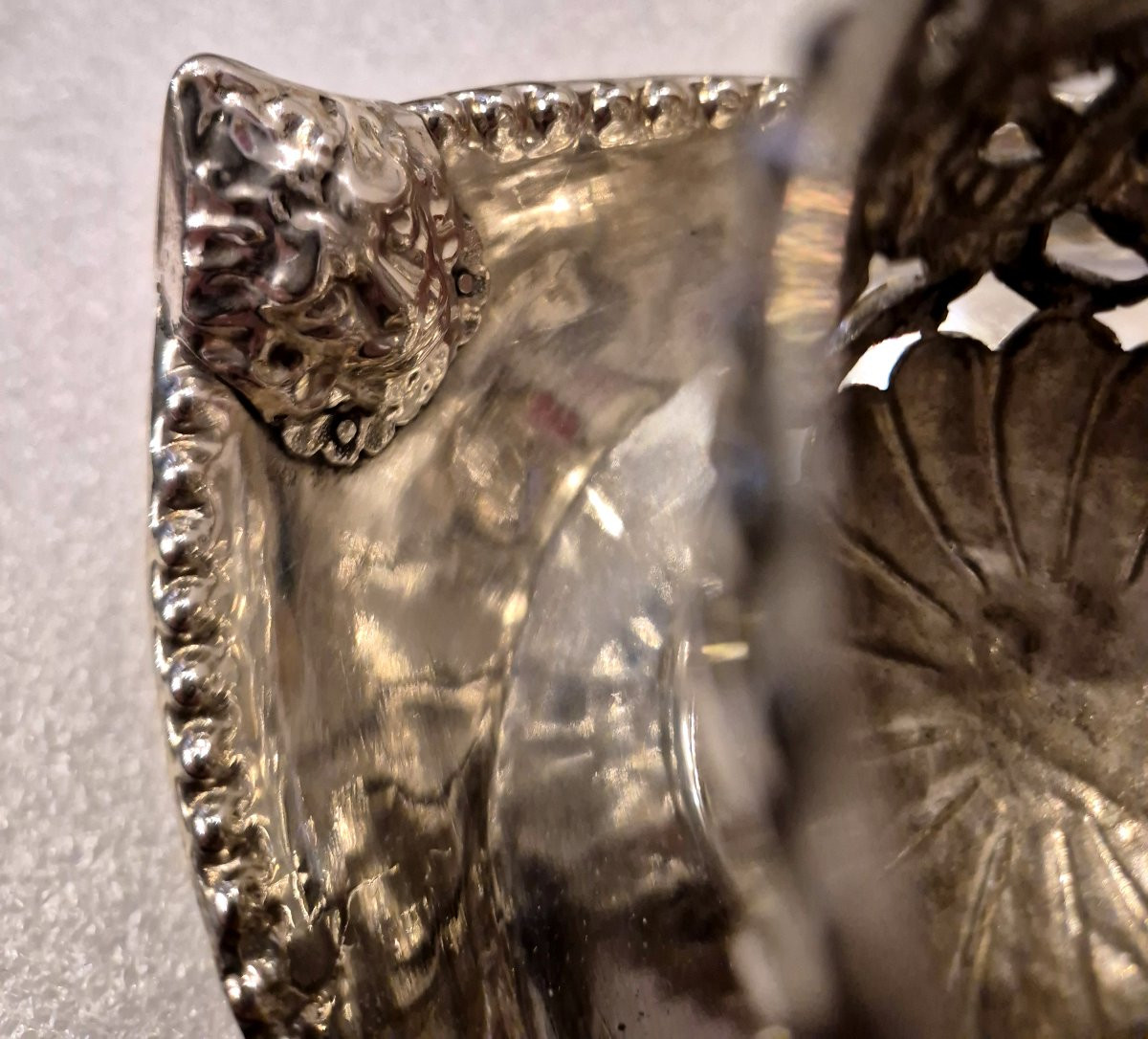 Silver Italian Inkwell Mantua XVIII Century-photo-3