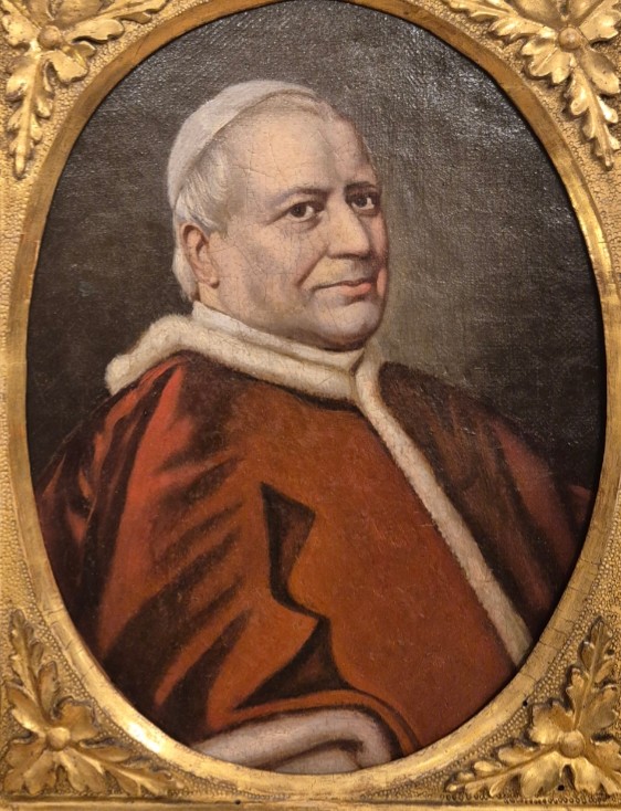 portrait du pape Pie IX, Tableau Rome XIXème Siècle Grand tour-photo-2