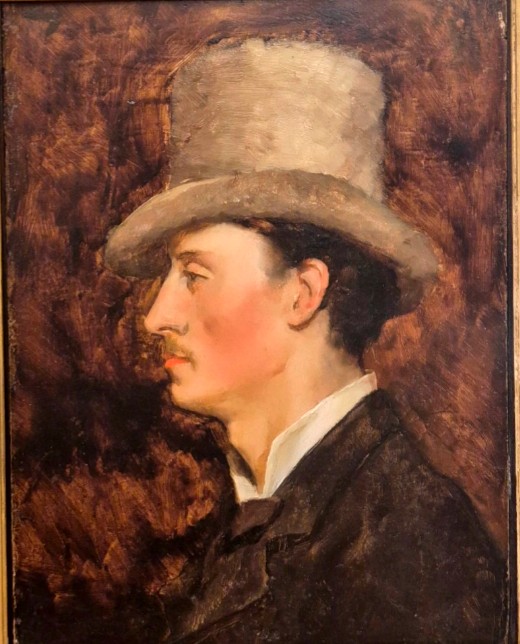 portrait d'un homme portant un haut-de-forme par F. Mirailles , Espagne XIXème Siècle -photo-2