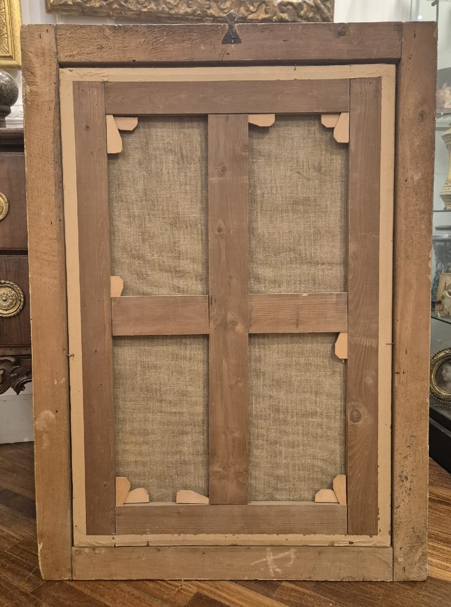 Vierge à l'Enfant, Tableau , Italie XVIIème Siècle -photo-2