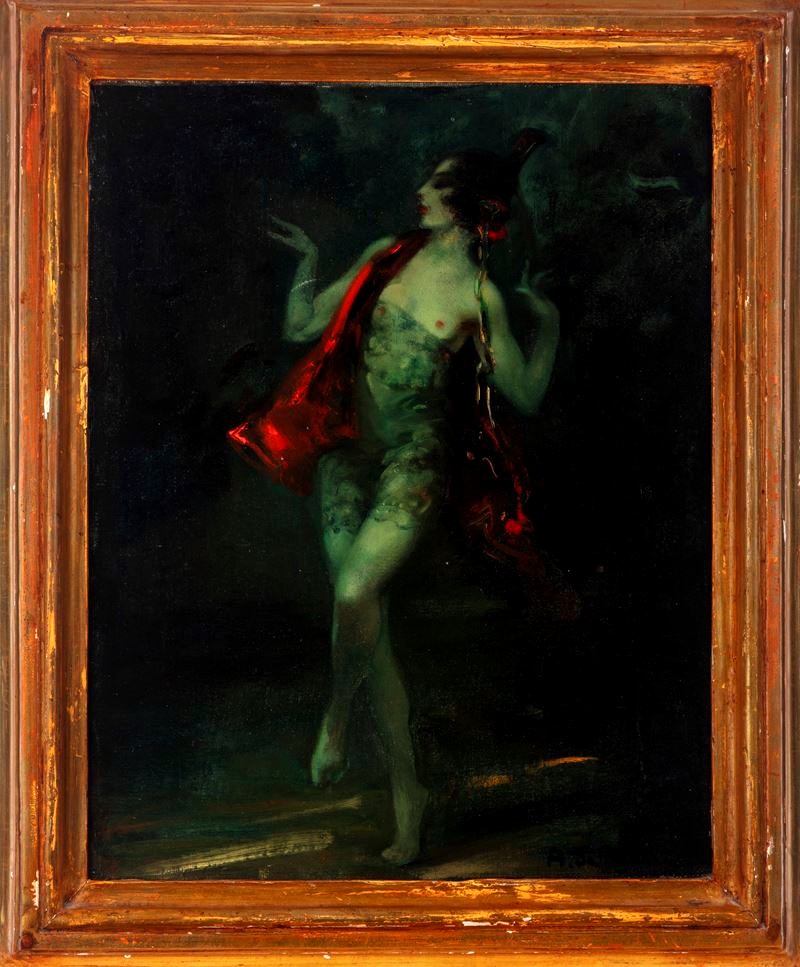 German School Arnulf De Bouché The Spanish Dancer XX Century