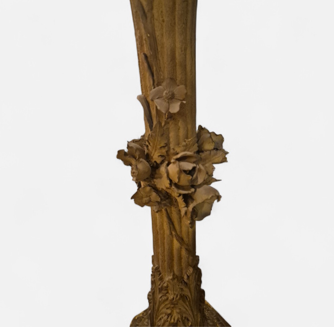 Paire de Sellettes , Terre cuite, Italie fin XIXème Siècle Art Nouveau-photo-4