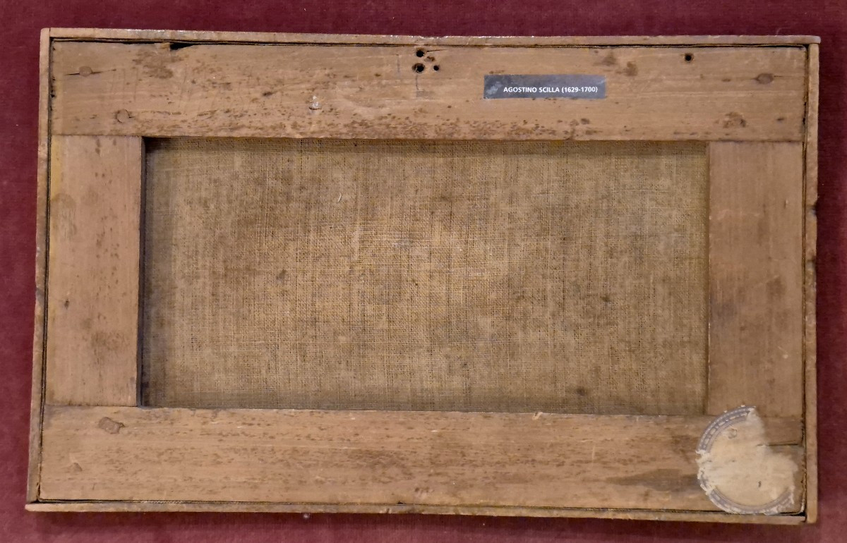 Oil On Canvas Venetian School XVIII Century Joseph And Putifar's Wife-photo-2