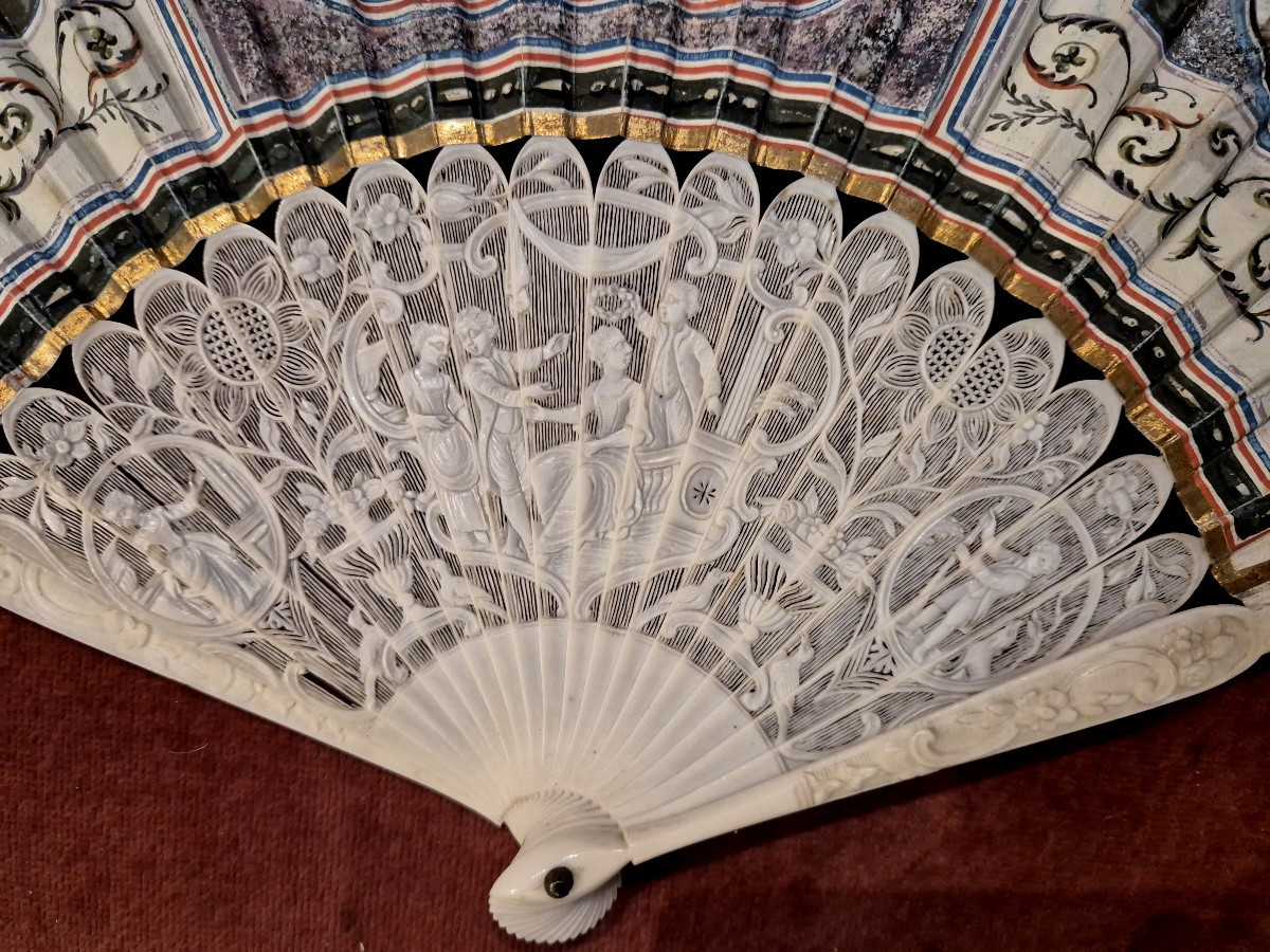 Grand Tour Fan Rome Basilica Of Maxentius XVIII Century-photo-1