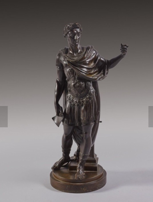 Jules César, Sculpture , Italie XiXème siècle Grand tour