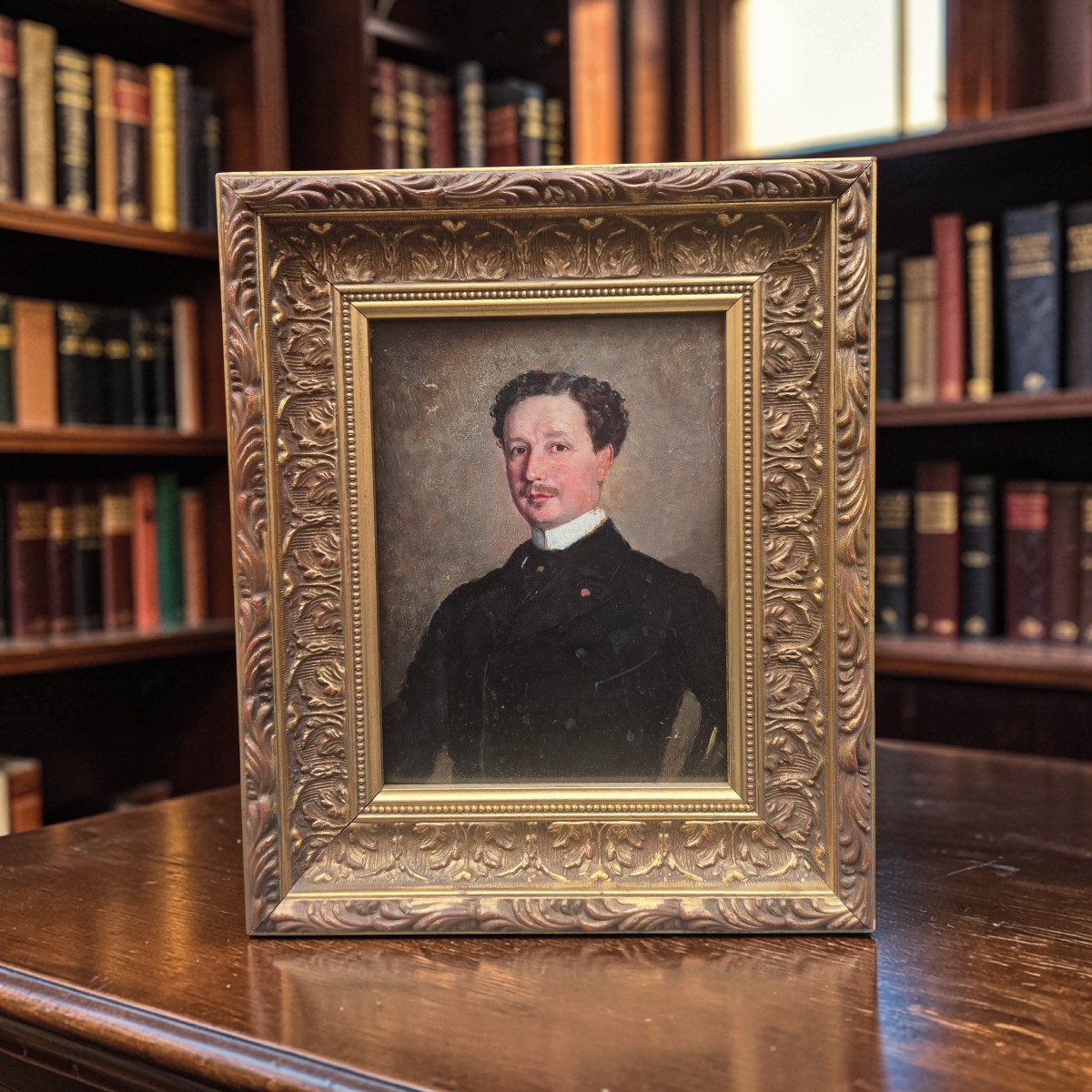Portrait Of A Man, Painting, Italy XIXth Century 