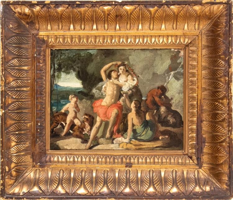 Mithological Scene, Painting Italy XIXth Century