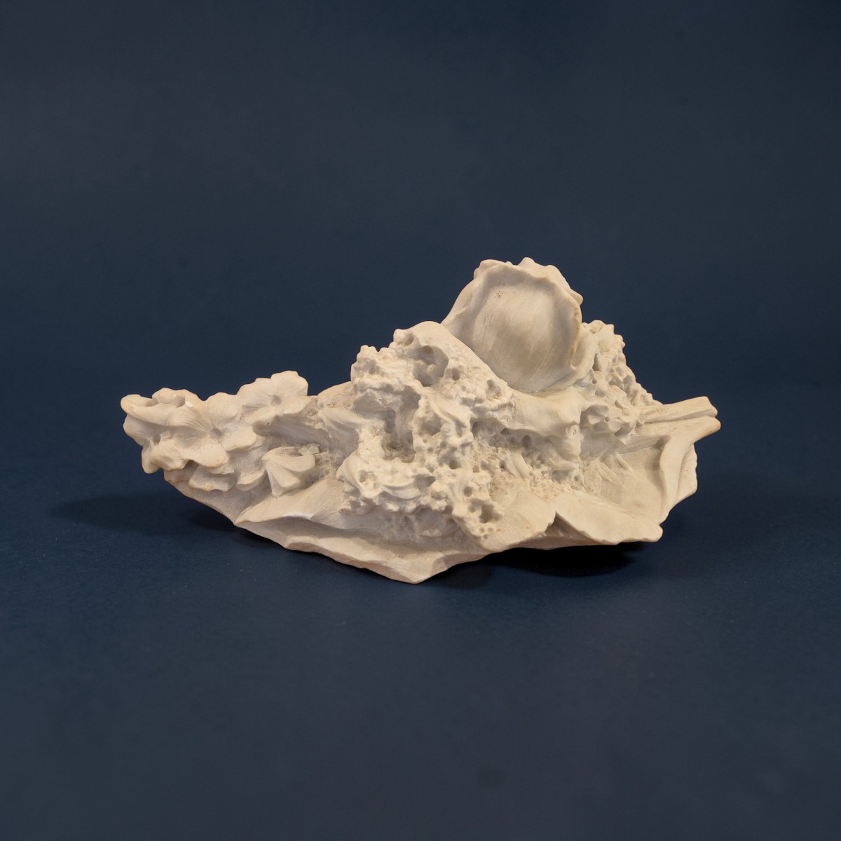 bouquet de roses, Sculpture , marbre Italie XIXème Siècle -photo-3