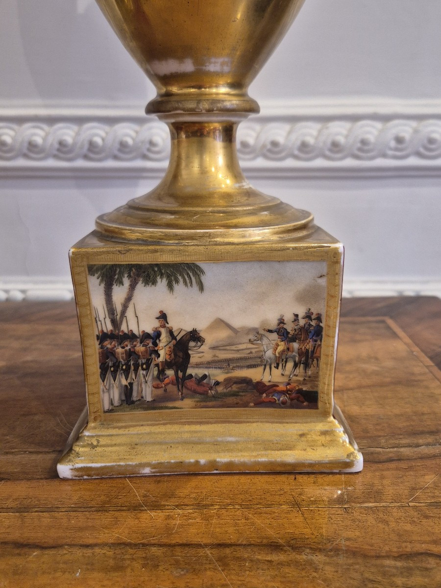 Pair Of Vases With Napoleon Scenes, France XIXth Century-photo-1