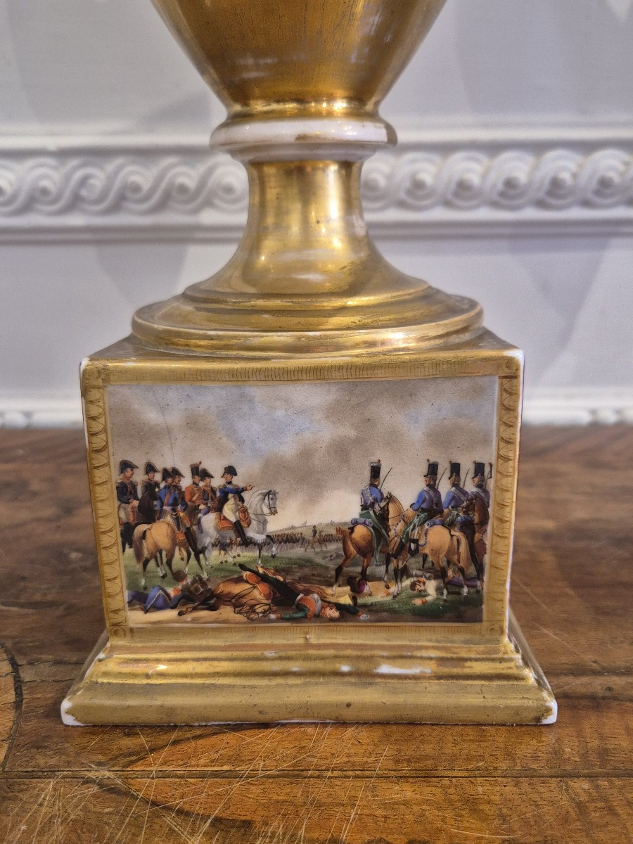 Pair Of Vases With Napoleon Scenes, France XIXth Century-photo-2