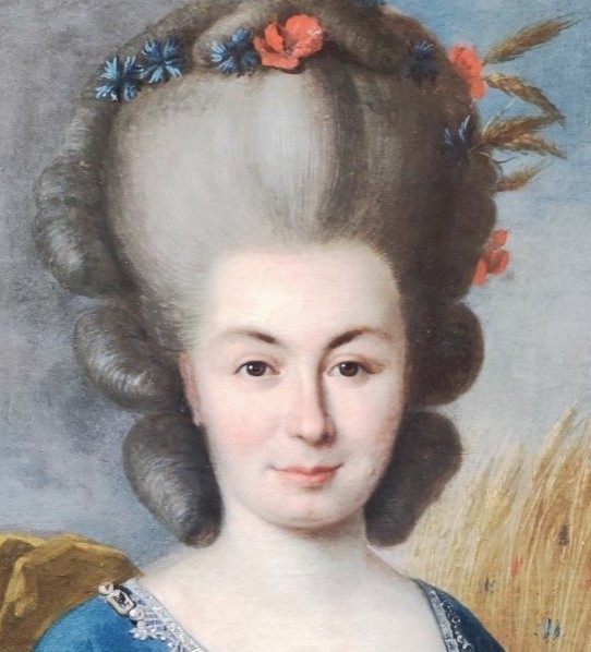 Portrait Of A Lady As Summer, Painting, Northern Italy Or France, 18th Century -photo-2