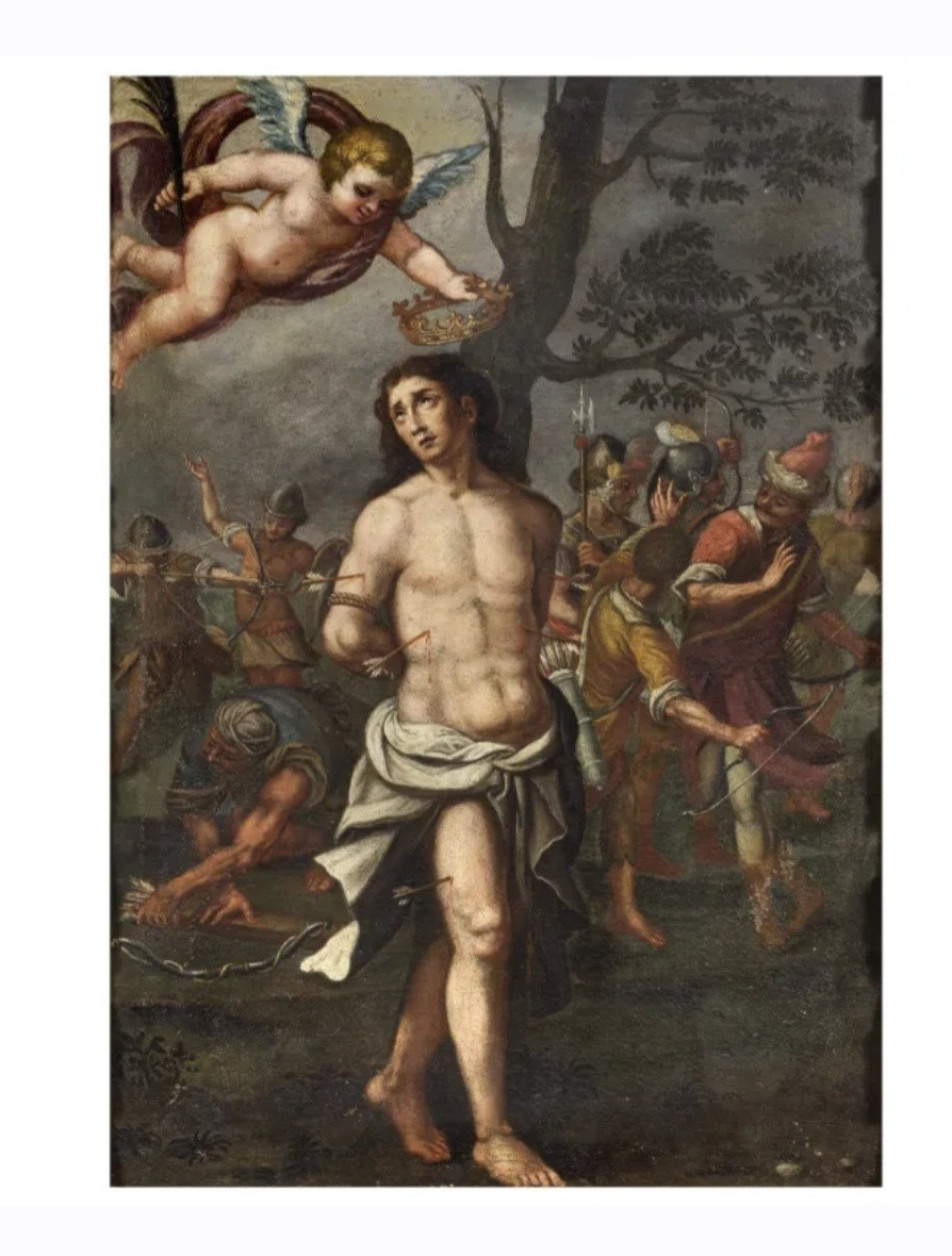 Saint Sebastian, Painting, Venice, 17th Century -photo-2