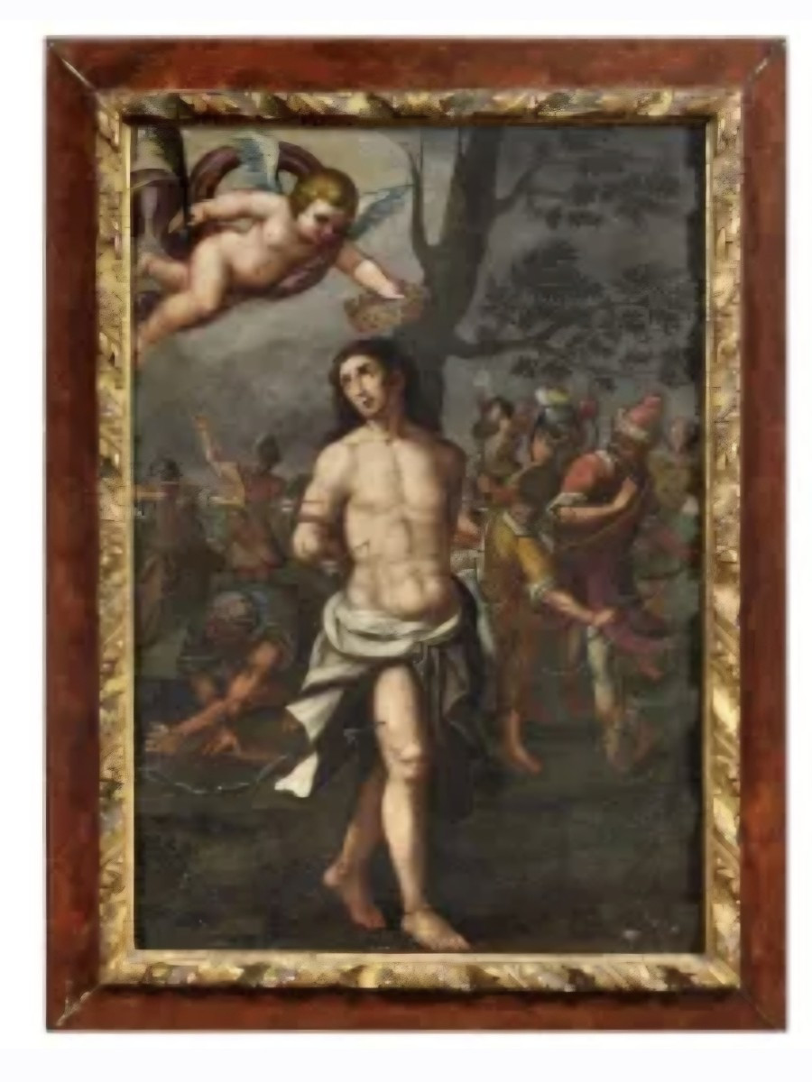 Saint Sebastian, Painting, Venice, 17th Century 