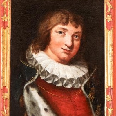 Portrait Of A Boy With A Ruff, 17th-century Italian Painting-photo-2