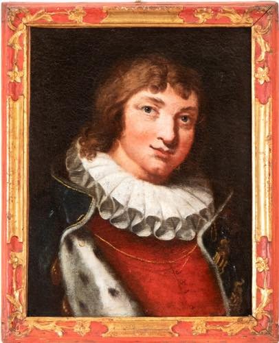 Portrait Of A Boy With A Ruff, 17th-century Italian Painting
