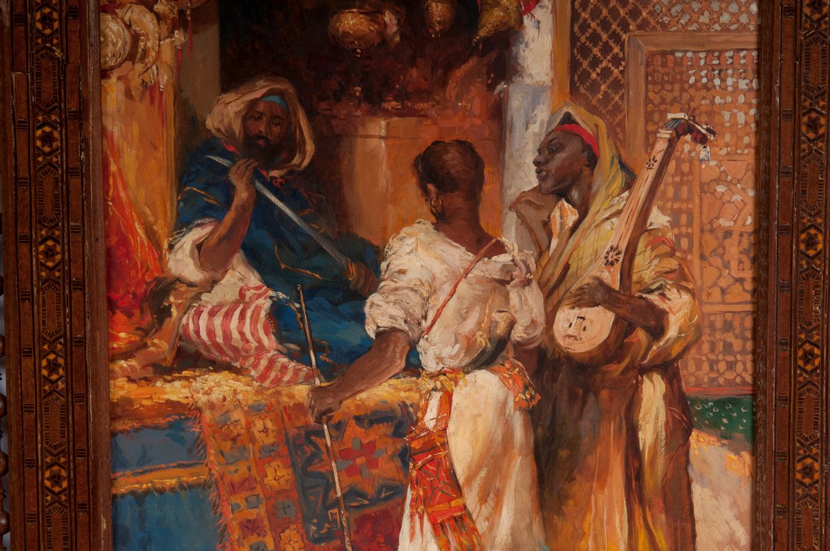 Pair Of Oriental Scenes, Paintings, 19th-century France-photo-2