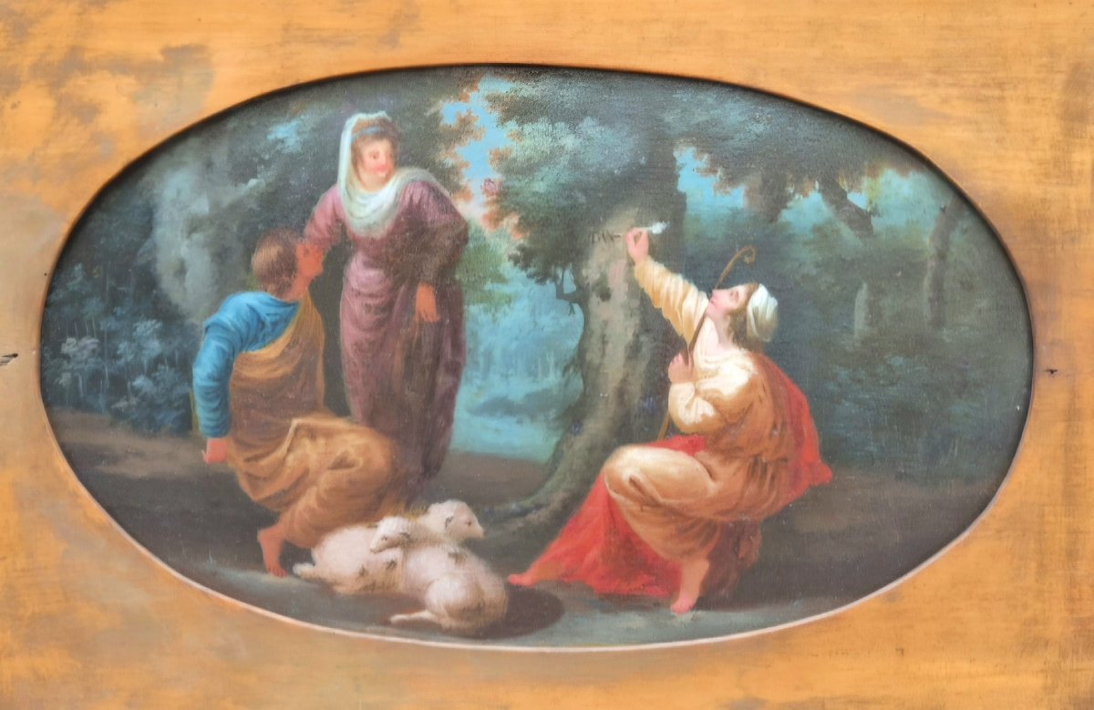  scènes sur l'amour, Tableaux, Italie debut XIXe Siècle -photo-1