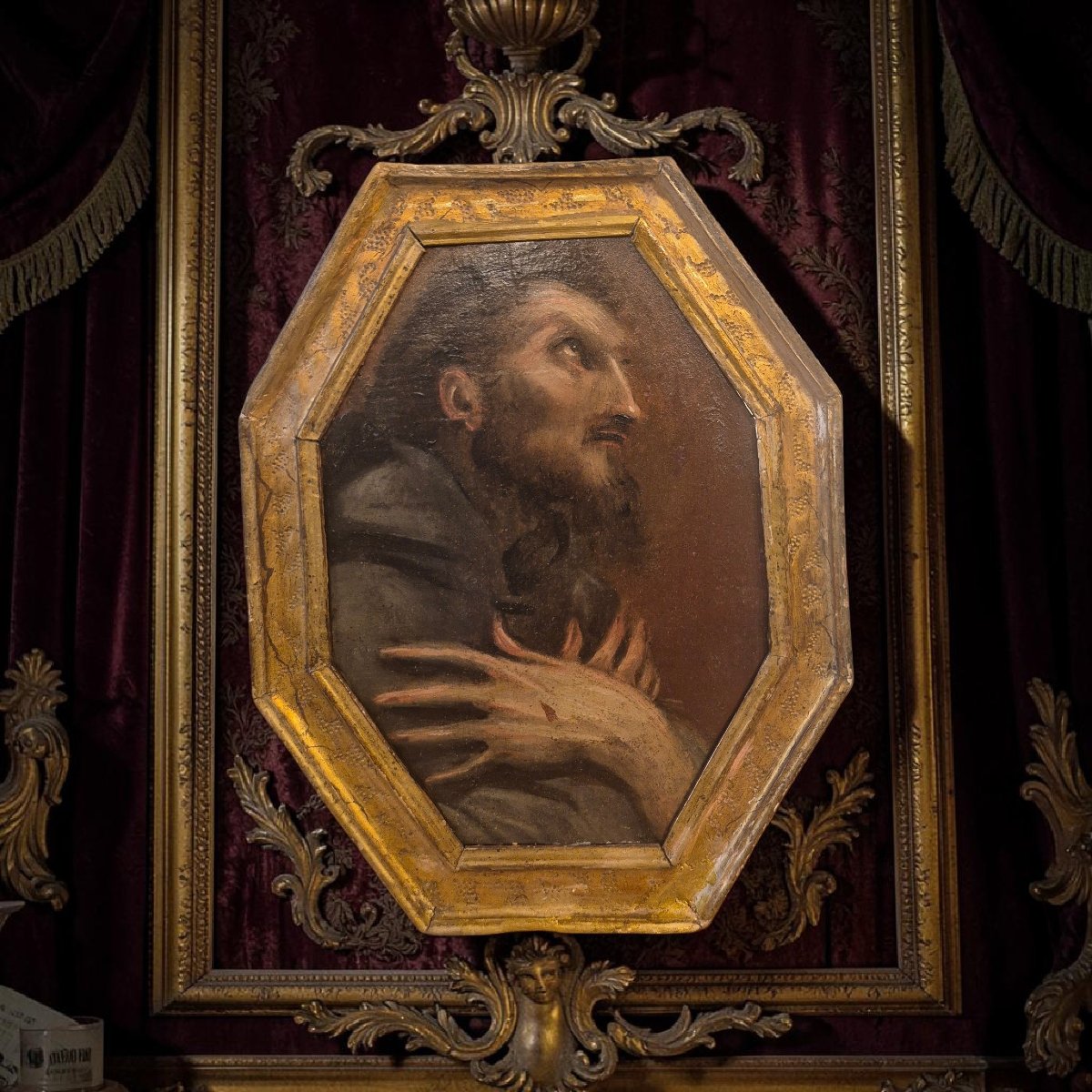 St. Francis, Painting, Italy, 18th Century -photo-2