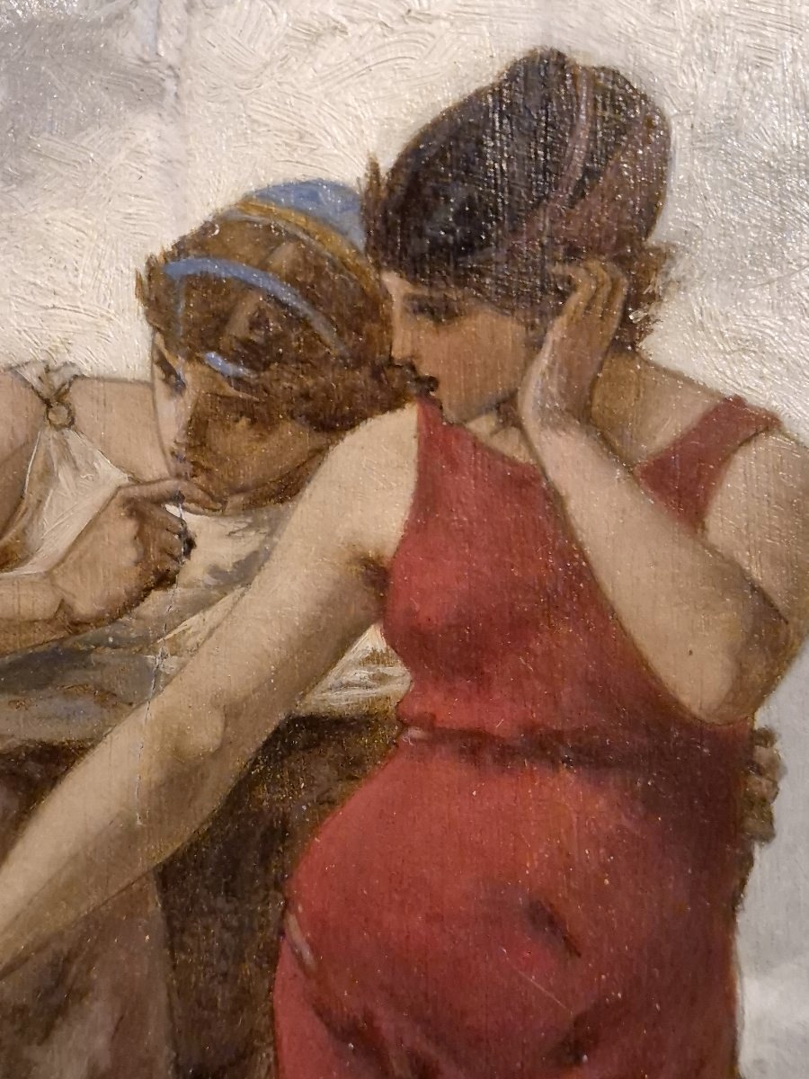 French School, Ernest Emile Leménorel, Mythological Scene, 19th Century-photo-2