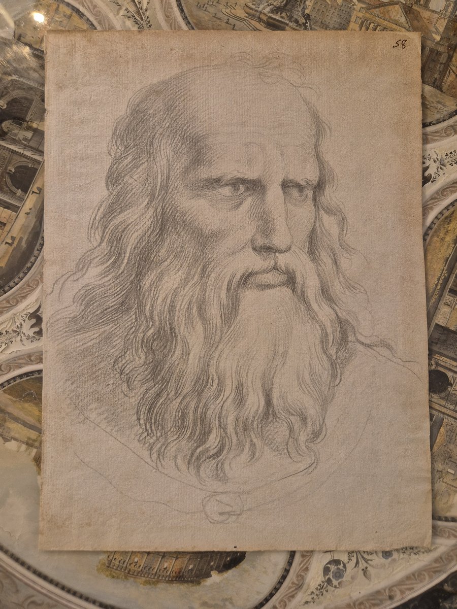 Aristote, Dessin, Italie debut XIXème Siècle -photo-2