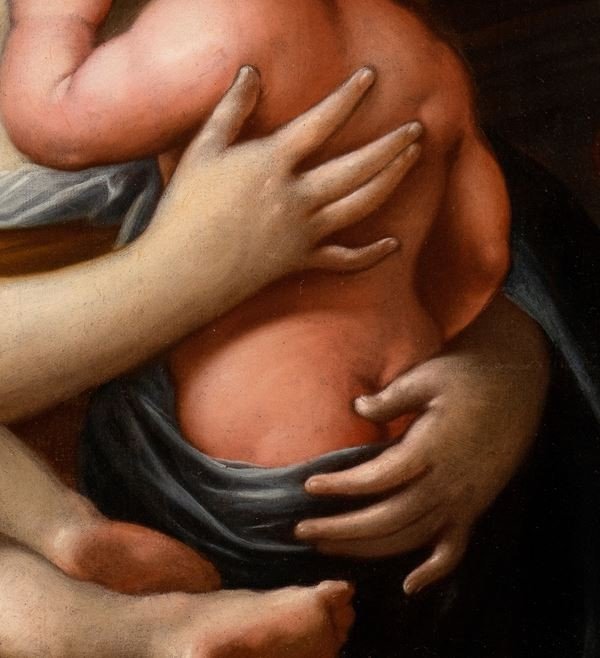 Allegory Of Charity, Painting, Florence, 17th Century -photo-4