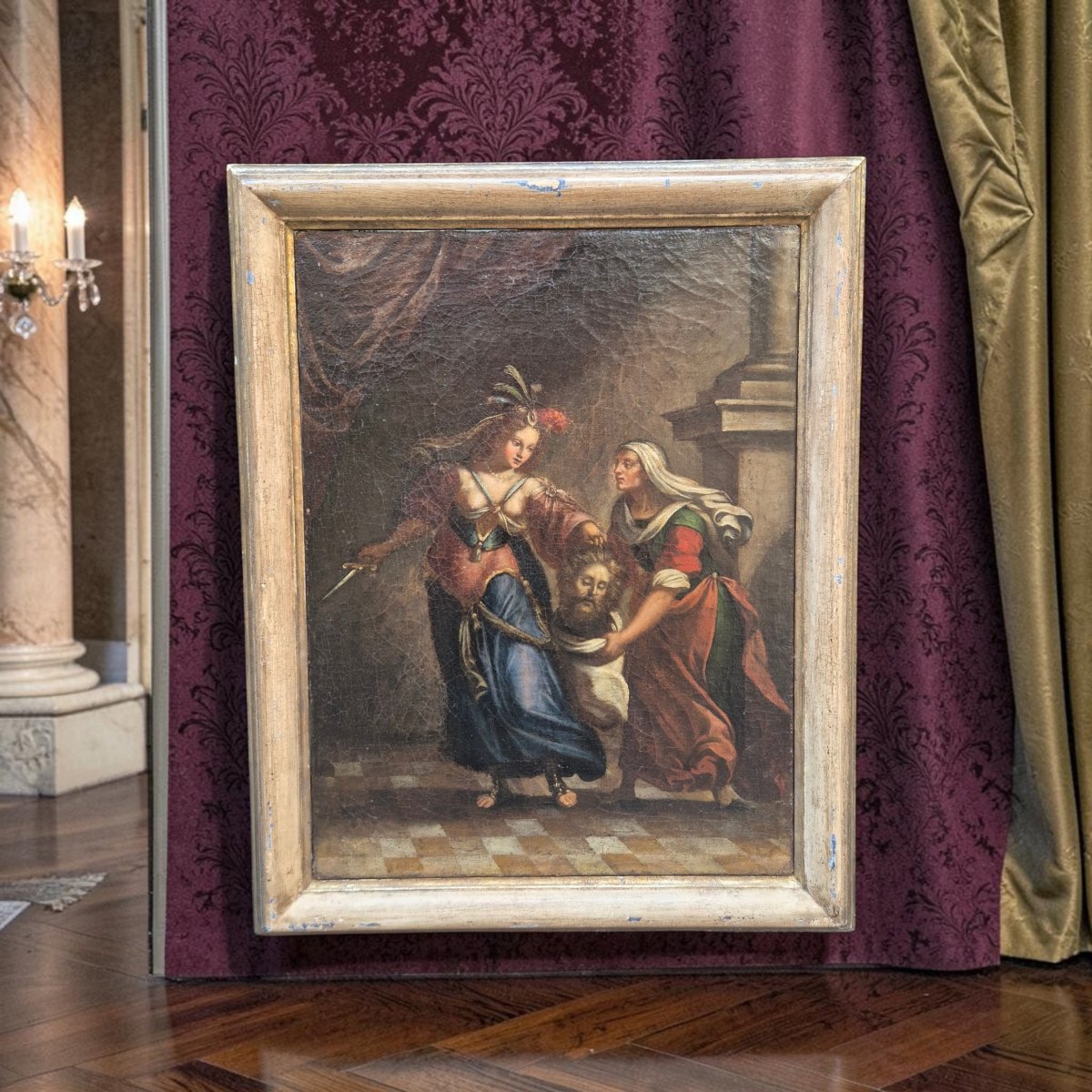 Judith And Holofernes, Painting, Florence, 17th Century -photo-2