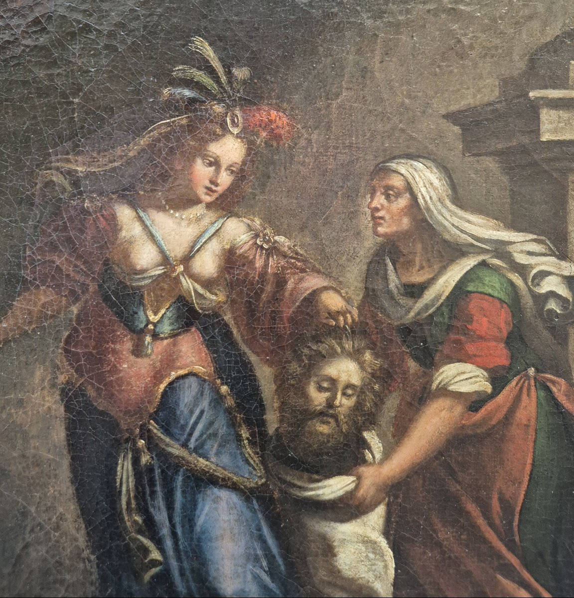 Judith And Holofernes, Painting, Florence, 17th Century -photo-3