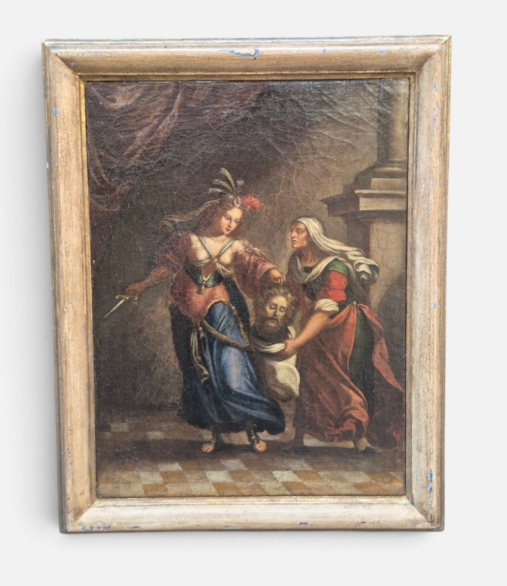 Judith And Holofernes, Painting, Florence, 17th Century 