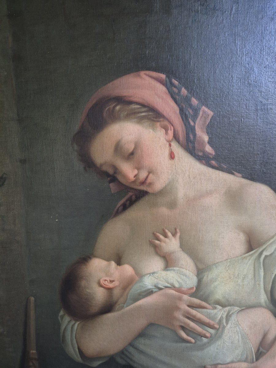 maternité, tableau, Italie XIXe Siècle -photo-3