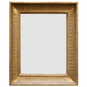 Large Empire Frame, Gilden Wood .  Italy Beginning XIXth Century