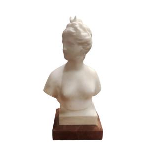 Bust Of Diana Of Versailles , Sculpture Marble France XIXth Century 