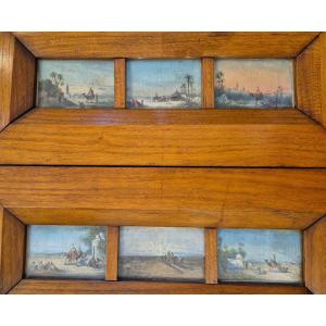 Ecole Orientaliste , France Ou Italie, Debut XXéme Siécle, Six Tableaux , Paire Des Cadres