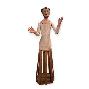  mannequin de saint François, Sculpture, Naples XVIIIème Siècle 