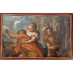 Ecole venitienne XVIIIéme siécle Joseph et la femme de Putiphar