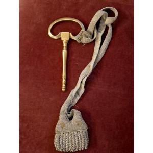 Clé de chambellan ormolu Bourbon of Naples XIX siécle 